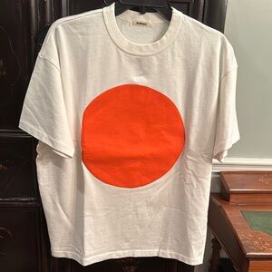 Madhappy Brand New Orange Graphic White Short Sleeve Tee